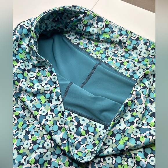 Athleta Ace Printed Tennis Pickleball Skort Size 2X Floral Green Blue Golf - Picture 5 of 11